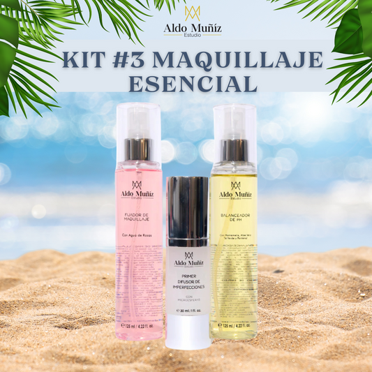Kit 3 MAQUILLAJE ESENCIAL