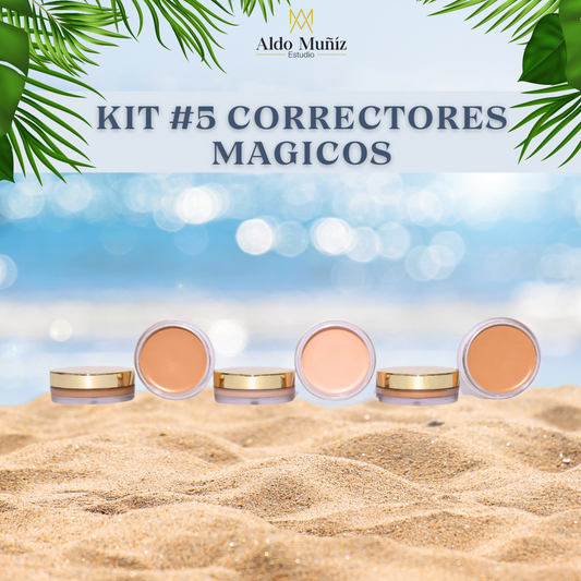 Kit 5 CORRECTORES MÁGICOS