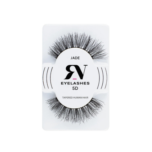 #JADE Pestaña postiza de cabello humano 5D - RV Eyelashes