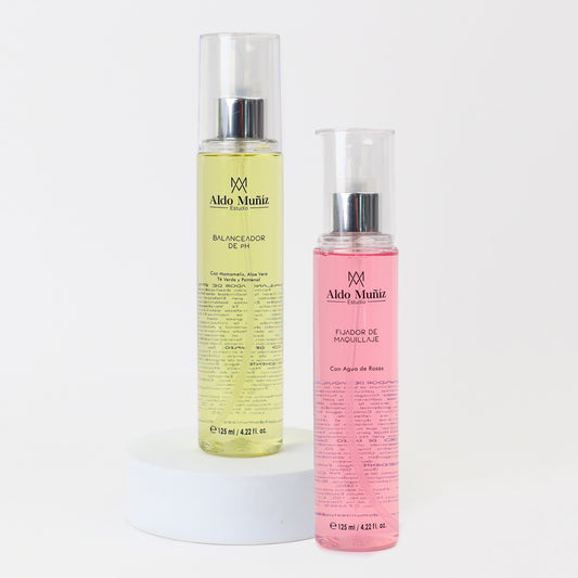 Kit de Tonicos | Balanceador de pH y Fijador de Maquillaje (125 ml)